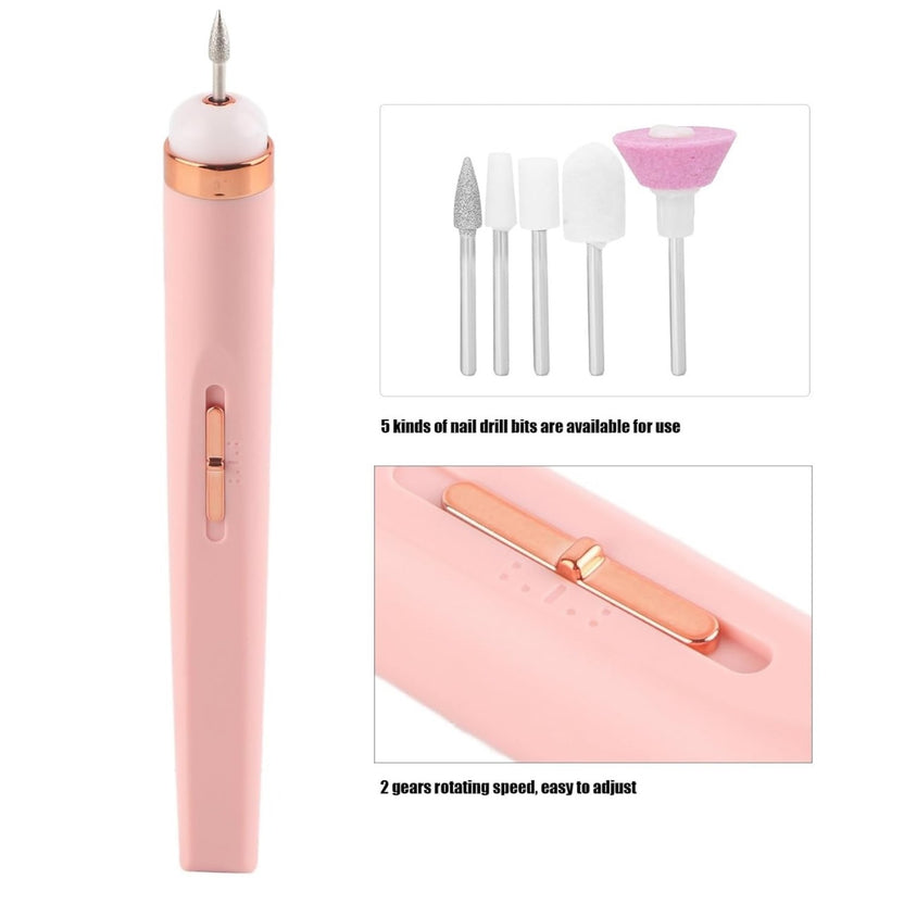 Professional Manicure Nail Tools – 1 Pack Pink Precision Nail Shaping & Grooming Tool