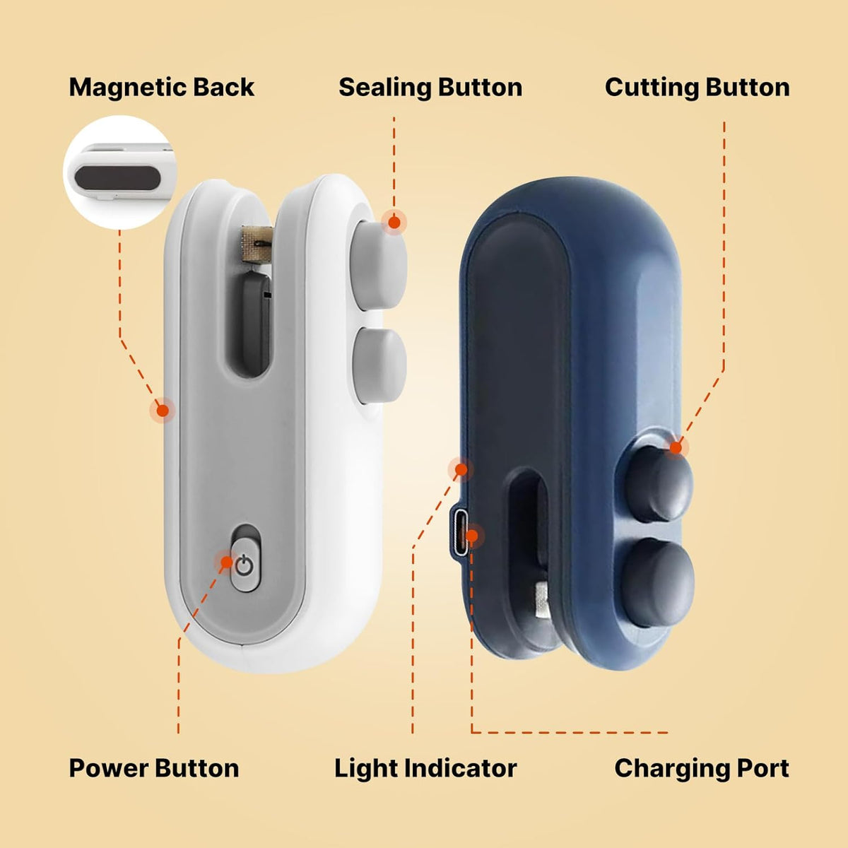 Heat Sealing Machine 2 in 1 Cutting and Sealer